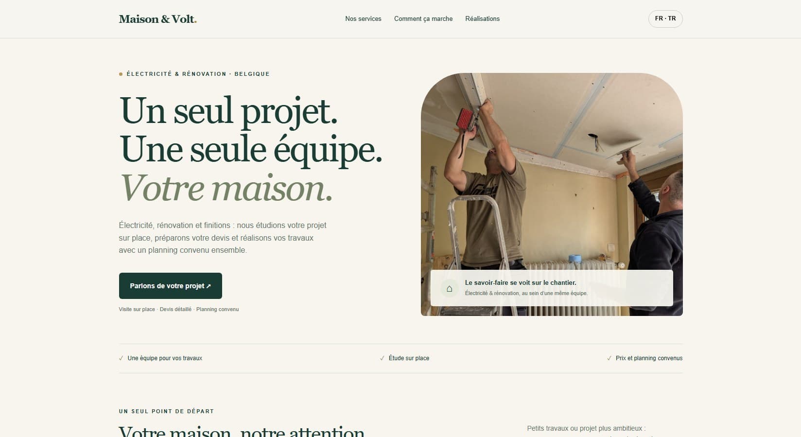 MAISON & VOLT — Électricité & rénovation